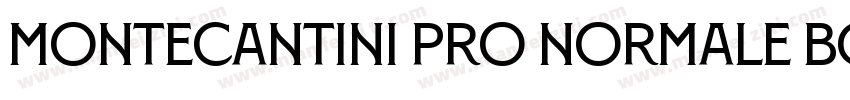 Montecantini Pro Normale Bold字体转换